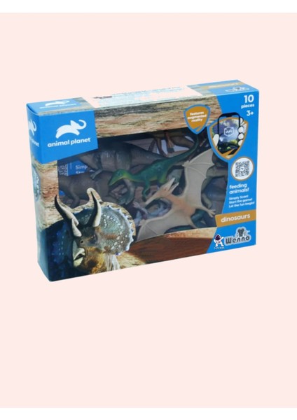 Elite Animal Planet Jurassic World Dinazor Figürleri 10'lu Set 1 Adet