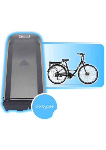 ZF10 Elektrikli Bisiklet Batarya (Orjinal Yenilenmiş Kasa) - 36V - 10 Ah ( Pil: SAMSUNG, Sağlık: >%95 )