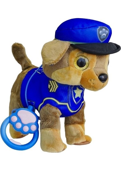 Elite Paw Patrol Köpek Yürüyen, Havlayan Müzikli Tasmalı Kumandalı Peluş Oyuncak 1 Adet