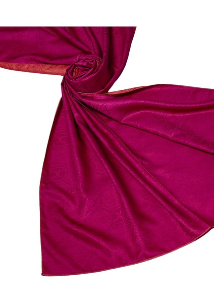 Leila Çift Taraflı Jakarlı Desenli Ipeksi Şal – 75X190 cm fiyatları