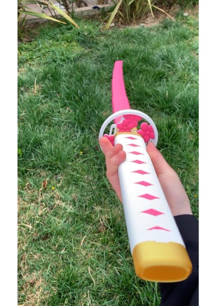 Elite Katlanabilir Oyuncak Katana - Kirsch Stil Çiçekli Tasarım Kız Çocuklar Için Karne Hediyesi (115 Cm) 1 Adet