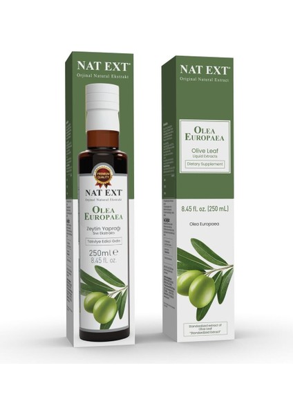 İmmu- Nat Nat Ext Olea Europaea Zeytin Yaprağı Sıvı Ekstraktı 250 ml