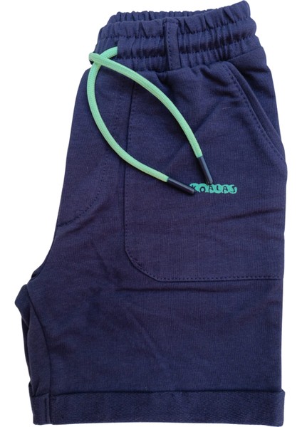 Erkek Çocuk Koala Baskılı Mint T-Shirt Bağcıklı Lastikli Şort İkili Takım