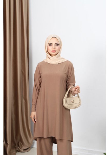 Uzun Tunikli Sandy Takım modelleri