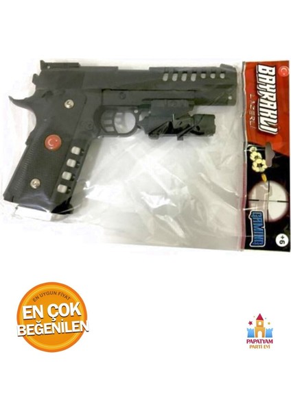 Elite Lazerli Boncuk Tabanca Silahı: 500 Boncuk ile Sınırsız Oyun Keyfi ve Heyecan Verici Anlar 1 Adet fiyatları