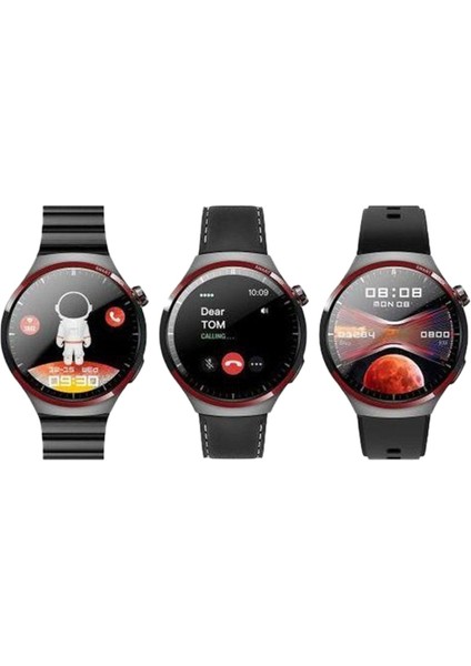 Sw-32 Akıllı Saat - Bluetooth Arama, Hd Ekran, Üç Kordonlu, Türkçe Menü