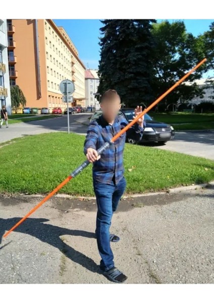 Elite Darth Maul'un Işın Kılıcı Star Wars Hareketli Açılıp Kapanabilen (Çift Taraflı - Işıksız) 1 Adet