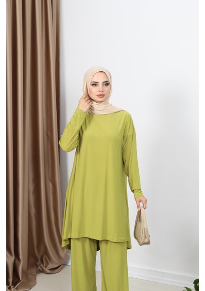 Uzun Tunikli Sandy Takım modelleri