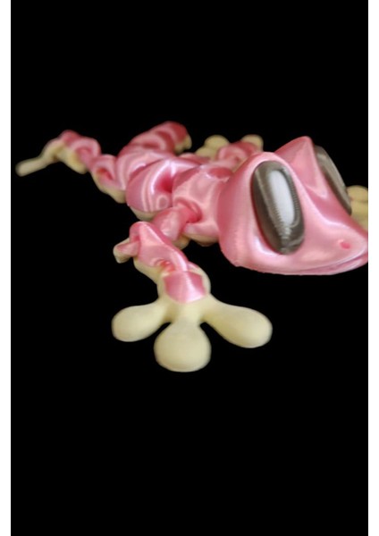 Elite Pembe 3D Oyuncak Kertenkele 1 Adet