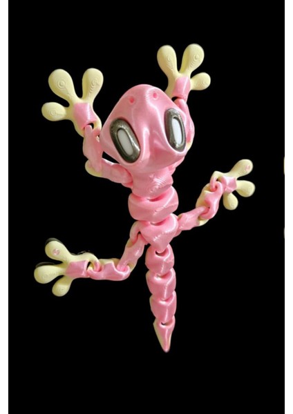 Elite Pembe 3D Oyuncak Kertenkele 1 Adet