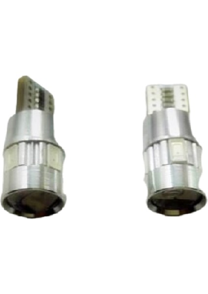 T10 LED Ampul 6smd Canbus(Arıza Önleyici) Turuncu Renk Sinyal-Ayna-Iç Aydınlatma