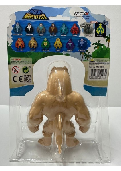 Elite Uzayan Oyuncak Aqua Monsterflex Süper Esnek Figür @prıstıs@ Monster Flex Süper Esnek Deniz Canavarı 1 Adet modelleri