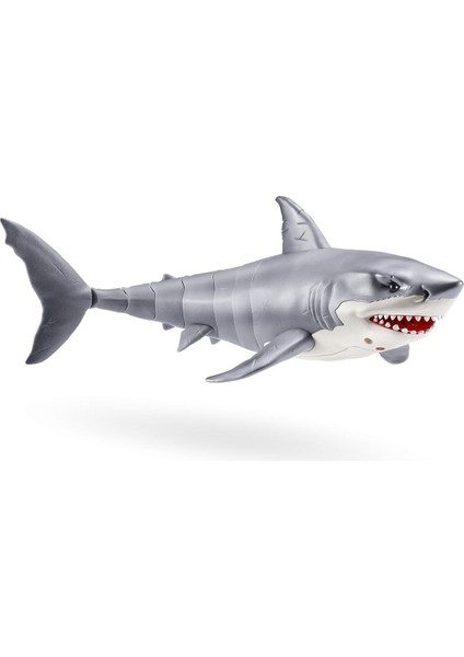 Elite Robo Alive Great White Shark By Zuru Robotic Light Up Shark Pilli Köpekbalığı Havuzda Suda Yüzen 1 Adet