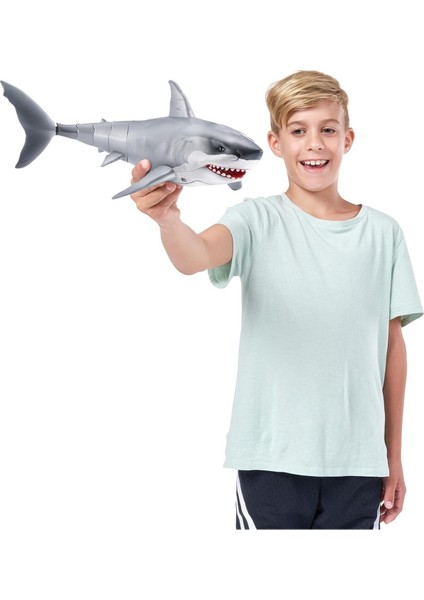 Elite Robo Alive Great White Shark By Zuru Robotic Light Up Shark Pilli Köpekbalığı Havuzda Suda Yüzen 1 Adet