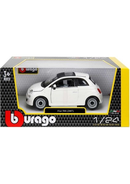 Bburago 1:24 Fiat 500 2007 Model Araba