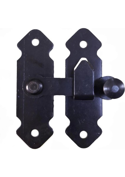 Fransız Kilidi Bahçe Kapısı Mandalı Siyah