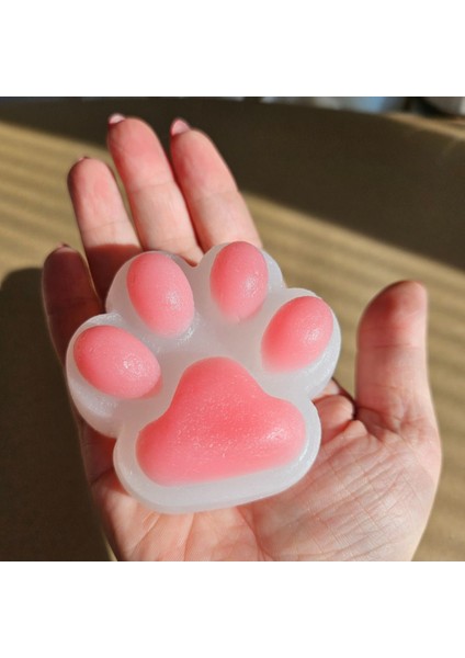 Elite Kedi Patisi Pembe Pufipufi Taba Squishy Stress Oyuncağı Sukuşi 1 Adet