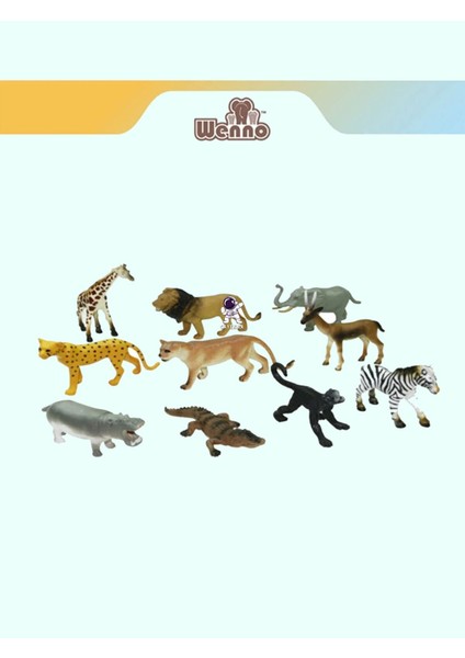 Elite Animal Planet Çiftlik ve Vahşi Hayvanları Figürleri 20 Parça Set 1 Adet
