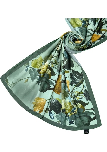 Emproyal Vual Pamuk Şal 75X190 cm - Çiçek Desenli