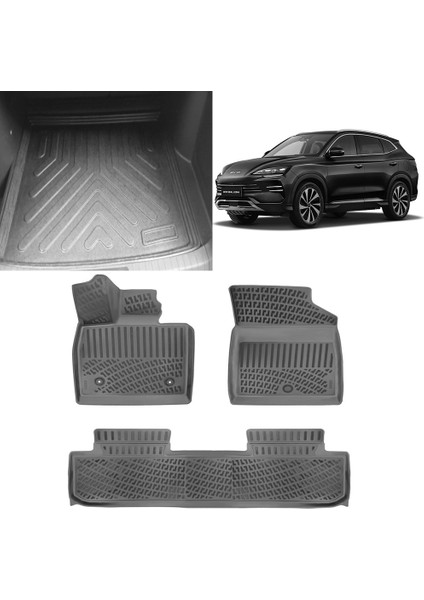 Byd Seal 3D Havuzlu Papsas ve Alt Bagaj Havuzu Set
