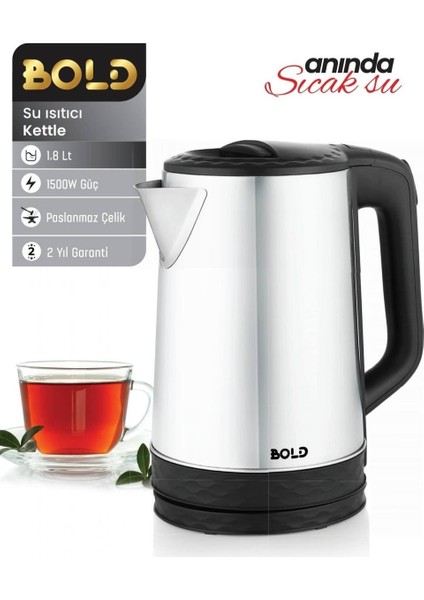 Çelik Su Isıtıcı Kettle B Old fiyatları