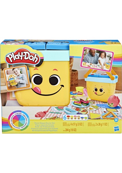 F6916 Play-Doh Piknik Şekilleri Başlangıç Seti +3 Yaş