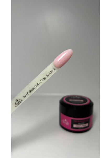 (Orta Akışkan Kıvam) Pro Builder Gel (Glitter Soft Pink) 50 gr fiyatları