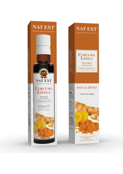 Nat Ext Curcuma Longa Zerdeçal Sıvı Ekstraktı 250 ml