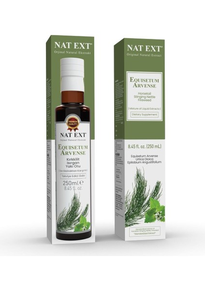 Nat Ext Equisetum Arvense Kırkkilit Isırgan Yakı Otu Sıvı Ekstrakt 250 ml