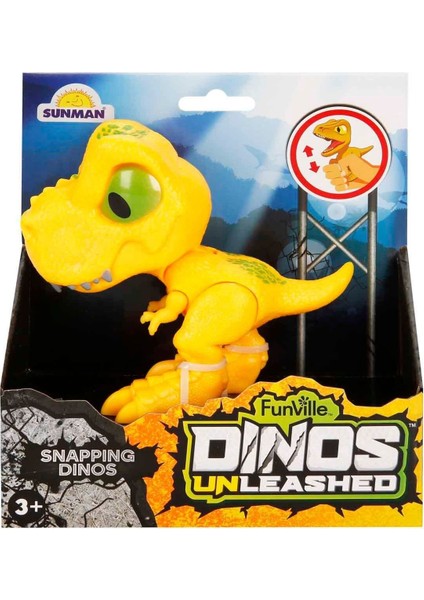 Elite Shake N Snap Dinozor - Sarı T-Rex 1 Adet
