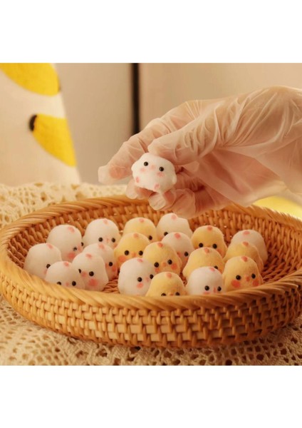 Elite 4'lü Tiny Chicken Taba Squishy / Minik Tavuk / Civciv Sukuşi / Stress Oyuncağı Sukuşi/tüylü Oyunca 1 Adet indirimleri