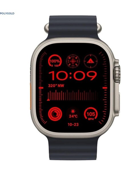 HK10 Ultra 3 Akıllı Saat 2.02" Amoled Ekran 1gb Rom Yerel Müzik Desteği Tws Çift Kordon