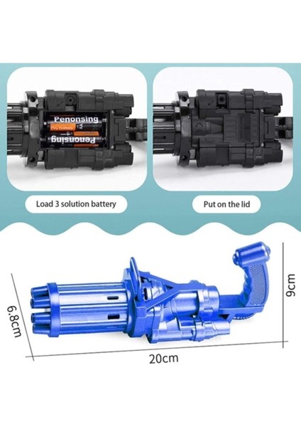 Elite Bubble Gun Pilli Otomatik Oyuncak Baloncuk Tabancası 1 Adet fırsatları