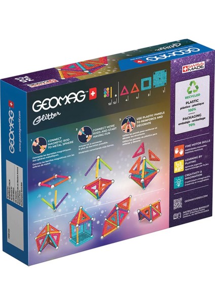 Geomag Glitter Manyetik Zeka Oyunu 35 Parça