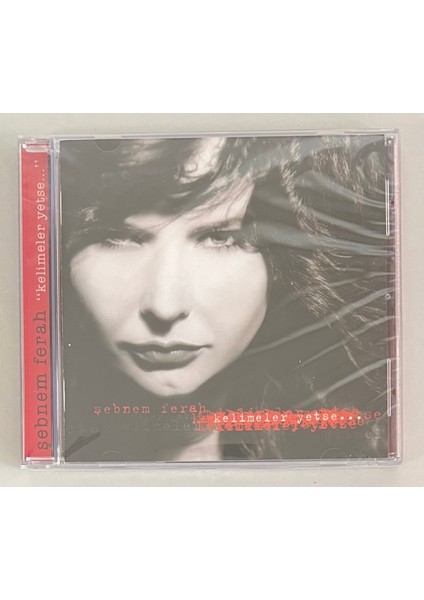 Şebnem Ferah Kelimeler Yetse CD (Jelatininde Sıfır Orjnal Dönem Baskı Cd)