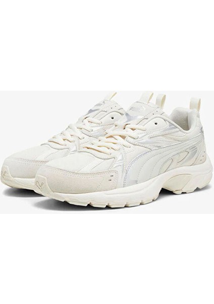 Alpine Snow-Vapor Gray-Frosted Ivory Milenio Tech Suede Kırık Beyaz Günlük Spor Ayakkabı modelleri