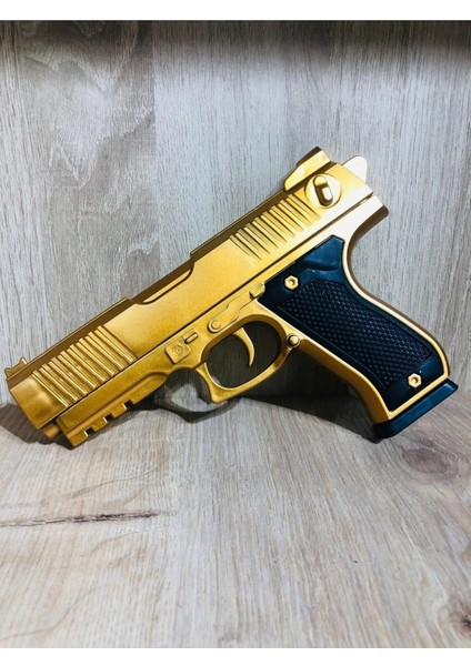 Elite Gold ve Gümüş Renk Boncuklu Oyuncak Tabanca 1 Adet 1 Adet