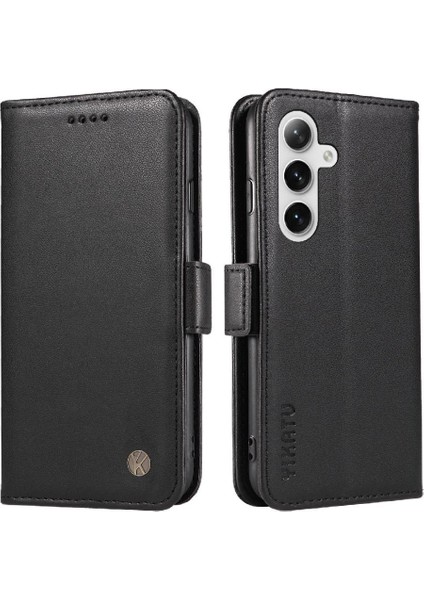Kart Yuvaları Premium Faux Deri Ile Samsung Galaxy S25 Için Flip Case ve (Yurt Dışından) fırsatları