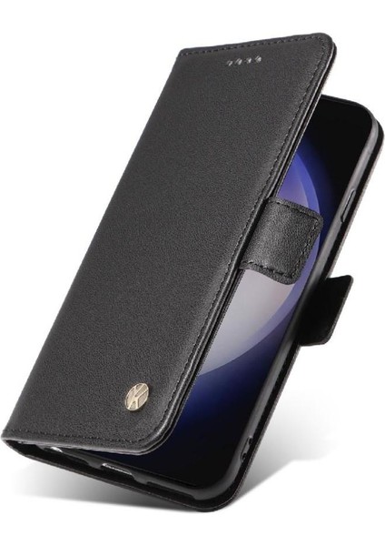 Kart Yuvaları Premium Faux Deri Ile Samsung Galaxy S25 Için Flip Case ve (Yurt Dışından) indirimleri