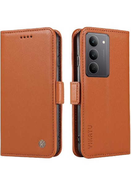 Realme C75 4g Hafif ve Luxe Premium Faux Deri Için Flip Case (Yurt Dışından) modelleri