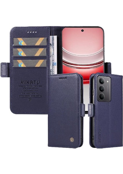 Realme C75 4g Hafif ve Luxe Premium Faux Deri Için Flip Case (Yurt Dışından)