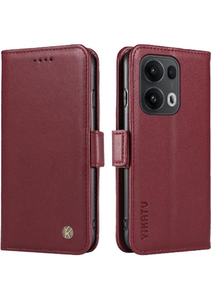 Oppo Reno 13 Pro 5g Hafif ve Lüks ve Zarif Logo Için Flip Case (Yurt Dışından)