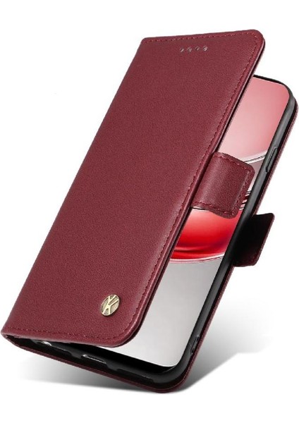 Realme 14X 5g Premium Faux Deri ve Zarif Logo Ile Flip Case ve (Yurt Dışından) modelleri