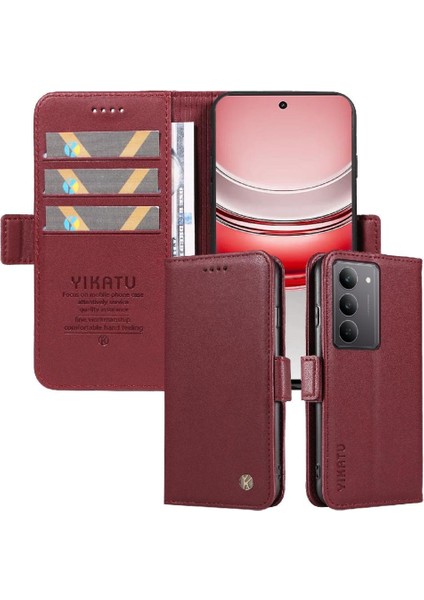 Realme 14X 5g Premium Faux Deri ve Zarif Logo Ile Flip Case ve (Yurt Dışından) fırsatları