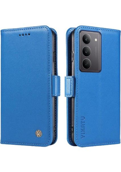 Realme 14X 5g Premium Faux Deri ve Zarif Logo Ile Flip Case ve (Yurt Dışından) fiyatları