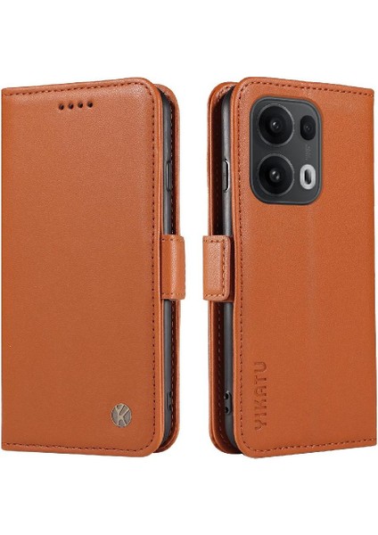 Oppo Reno 13 Pro 5g Hafif ve Lüks ve Zarif Logo Için Flip Case (Yurt Dışından)