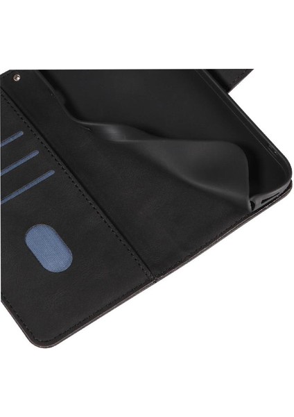 Samsung Galaxy S25 Kenar Cilt Hissediyorum Deri ve Buzlu Tpu Için Flip Case (Yurt Dışından)