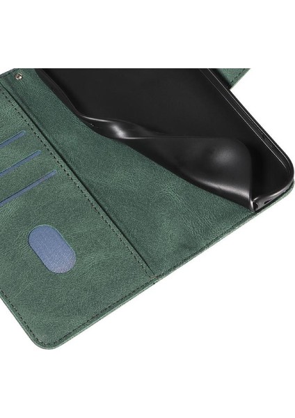 Samsung Galaxy S25 Kenar Cilt Hissediyorum Deri ve Buzlu Tpu Için Flip Case (Yurt Dışından)
