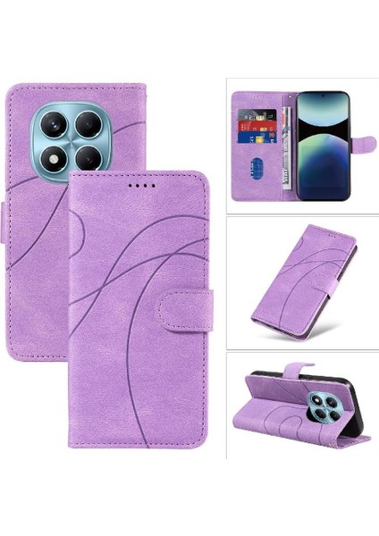 Xiaomi Redmi Not 14 Pro 4g Cilt Hissediyorum Deri ve Buzlu Için Flip Case (Yurt Dışından)