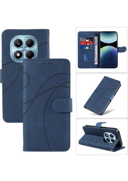 Xiaomi Redmi Not 14 Pro 4g Cilt Hissediyorum Deri ve Buzlu Için Flip Case (Yurt Dışından)